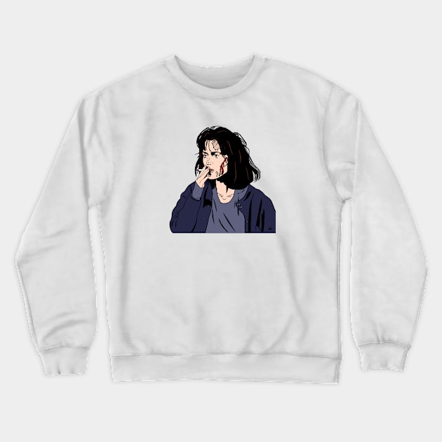 Veronica, You Look Like Hell Crewneck Sweatshirt by Zozi Designs